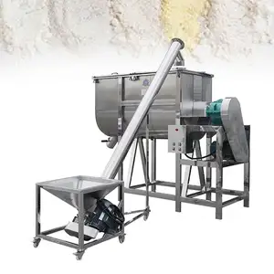 Commercial Dry Powder Mixer Cocoa Powder Mixer Chemical Machinery Ribbon Mixer