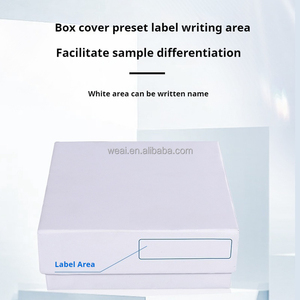 WEIAI 81 pozzetti 100 pozzo crio tubo rastrelliera 1.5ml/2ml/5ml criotubo laboratorio biomedico a prova di umidità cella crioviale scatola di carta scatola di congelamento - Product Image 4