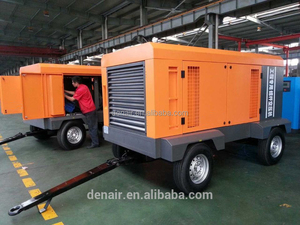 เครื่องอัดอากาศแบบพกพา 27 ลูกบาศก์เมตร/นาที 950 ลูกบาศก์ฟุต/นาที พร้อมใบรับรอง CE - Product Image 5
