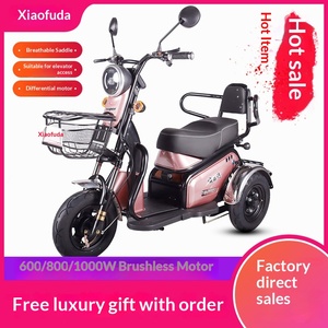 Nouveau modèle de tricycle électrique décontracté pour adultes, adapté à un usage domestique, transport de femmes, enfants, personnes âgées, petite autonomie de 70-90 km, vitesse de 30 km/h - Product Image 2