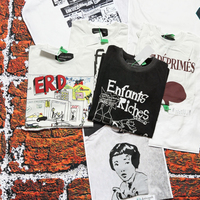 ERD Melancholy - Conjunto de punto de algodón puro, transpirable y de secado rápido, estilo retro americano vintage, de corte holgado, para parejas