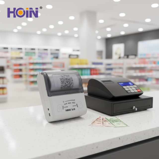 Small Size 80mm Thermal Receipt Printer  USB Portable Mobile for Store POS Counter