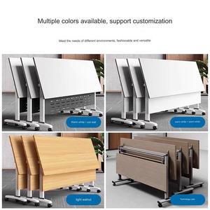 Giá rẻ nội thất văn phòng có thể gập lại Bàn hội nghị di chuyển bàn hội nghị với bánh xe - Product Image 6