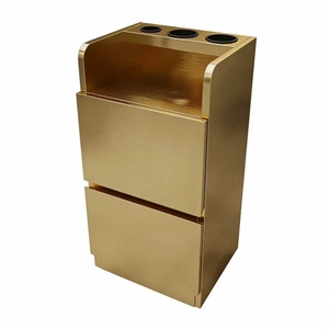 Modern Stainless Steel Hair Salon <b>Tool</b> Cabinet and Cart Commercial Salon Furniture - Product Image 5