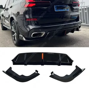 ดิฟฟิวเซอร์กันชนหลังรถยนต์ สำหรับ G05 M50i M50d M60i M60d 40i M Sport ปี 2020 2021 2022 2023 2024 2025 พร้อมไฟ LED อุปกรณ์ตกแต่งตัวถัง - Product Image 4