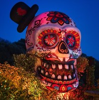 Décoration de cour de gargouille gonflable d'Halloween avec lumières LED, gonflables de gargouille | Gargouilles et grotesques gonflables