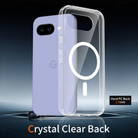 Coque transparente magnétique pour Google Pixel 10A, anti-rayures et anti-jaunissement, vente en gros usine