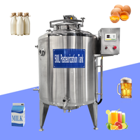 Pasteurisateur UV électrique de type cuve 1000L pour lait maternel, lait de soja, café, boissons, jus, œufs et purée de fruits, prix 100L