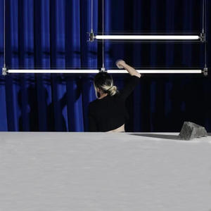 Lámpara Colgante de Cristal Larga de Diseño Artístico Creativo para Hoteles de Lujo Minimalistas, Lámparas Colgantes para Arañas - Product Image 5