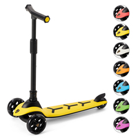 Trottinette pliable sous licence Lamborghini avec hauteur réglable pour les enfants de 3 ans et plus