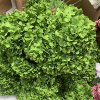E-995 Groothandel Bruiloft Tafeldecoratie Bloemstukken Zijde Diep Groene Hortensia Bloemen