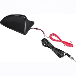 Shark Fin Amplified Vertical Polarization Car Radio <strong>Antenna</strong> Universal Roof Mount <strong>FM</strong> AM 12V Power Wire for Vehicles Trucks SUVs - Product Image 3
