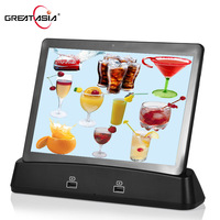Tablette magnétique avec base de chargement sans fil et machine de commande du fabricant pour caisse enregistreuse POS