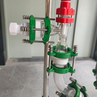 Système d'absorption des gaz d'échappement en verre borosilicate 10L avec pompe à entraînement magnétique, unité de lavage des gaz de laboratoire