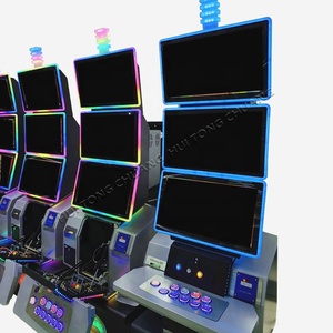 Hot bán hàng trò chơi tủ 22 inch LCD/LED 510 580 trò chơi Arcade Máy nồi o Vàng - Product Image 3