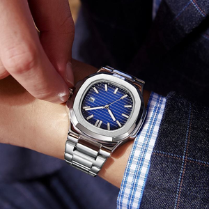 Montre-bracelet mécanique étanche en acier inoxydable pour homme, avec fonction lumineuse, vente en gros OEM - Product Image 6