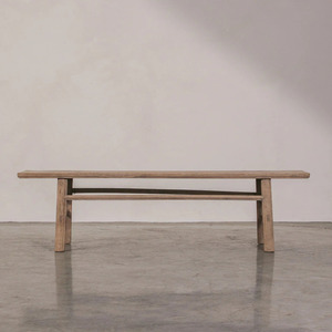 Banco de Madera Maciza de Lujo para Interiores, Mueble para Comedor, Sala de Estar, Entrada, Hotel, Hogar, Asientos de Alta Gama, Artesanía Moderna - Product Image 2