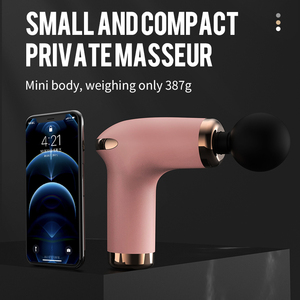 4 <span class=keywords><strong>Massage</strong></span> köpfe Praktisch Schwarz Kleine und kompakte private Muskeln entspannen sorgfältige Pflege Tiefen gewebe Ganzkörper <span class=keywords><strong>massage</strong></span> pistole - Product Image 4