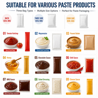 Mesin Pengemas Sachet Multifungsi Otomatis untuk Madu, Mentega, Selai, Yogurt, Lemak, Saus Cokelat