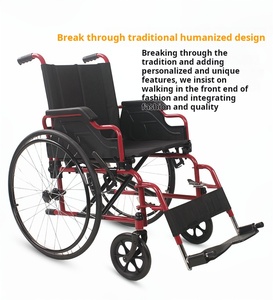 高齢者と障害者向けの軽量で折りたたみ式の多機能手動車椅子 - Product Image 6