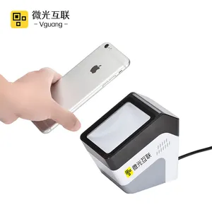 Vguang MC100 Scanner de codes à barres 360 QR Scanner de codes à barres sans fil