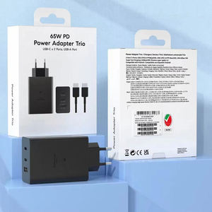<span class=keywords><strong>Cargador</strong></span> de Pared USB de 3 Puertos con Carga Súper Rápida Tipo-C de <span class=keywords><strong>45W</strong></span> 65W para UE, EE. UU. y Reino Unido, para <span class=keywords><strong>Samsung</strong></span> Galaxy <span class=keywords><strong>S21</strong></span> S22 S24 <span class=keywords><strong>Ultra</strong></span> y Dispositivos <span class=keywords><strong>Samsung</strong></span> - Product Image 2