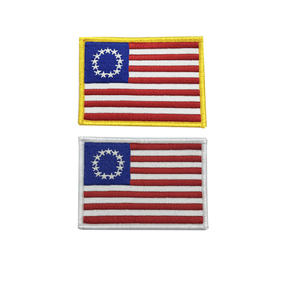 Écusson de drapeau national en tissu personnalisé avec broderie thermocollante et fermeture auto-agrippante <span class=keywords><strong>pour</strong></span> uniformes, vêtements, casquettes, sacs - Product Image 5