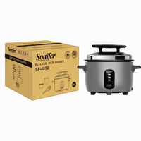 Sonifer Cuiseur à riz SF-4052 grande capacité Fonctionnement simple Garder au chaud Maison Marmite intelligente