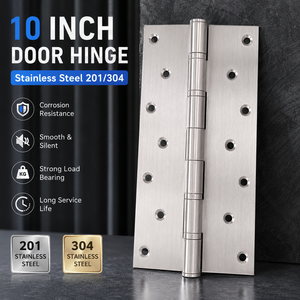 Charnières de porte robustes en acier inoxydable de 10 pouces (4 mm) avec roulement à billes, <span class=keywords><strong>charnière</strong></span> de porte de grande taille pour <span class=keywords><strong>portail</strong></span> lourd – Vente en gros de haute qualité - Product Image 1