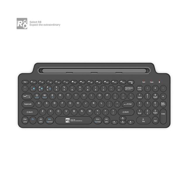 OEM Custom 2.4G&Bluetooth Mini Wireless Membrane Keyboard with Card Slot