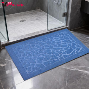 Tapis d'<span class=keywords><strong>entrée</strong></span> antidérapant en polyester avec motif et forme personnalisés, avec support en TPR, tapis d'<span class=keywords><strong>entrée</strong></span> gaufré - Product Image 4