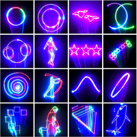 Projecteur laser d'animation LED RGB 10W 20K App FB4 Contrôle Lumière laser intérieure pour DJ Soirée Club Disco Spectacle