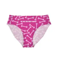 Nieuwste Leuke Hond Print Meisjes Lage Taille Panty Comfortabel Braziliaanse Korte Vrouwen Bikini Ondergoed Naadloze Slipje