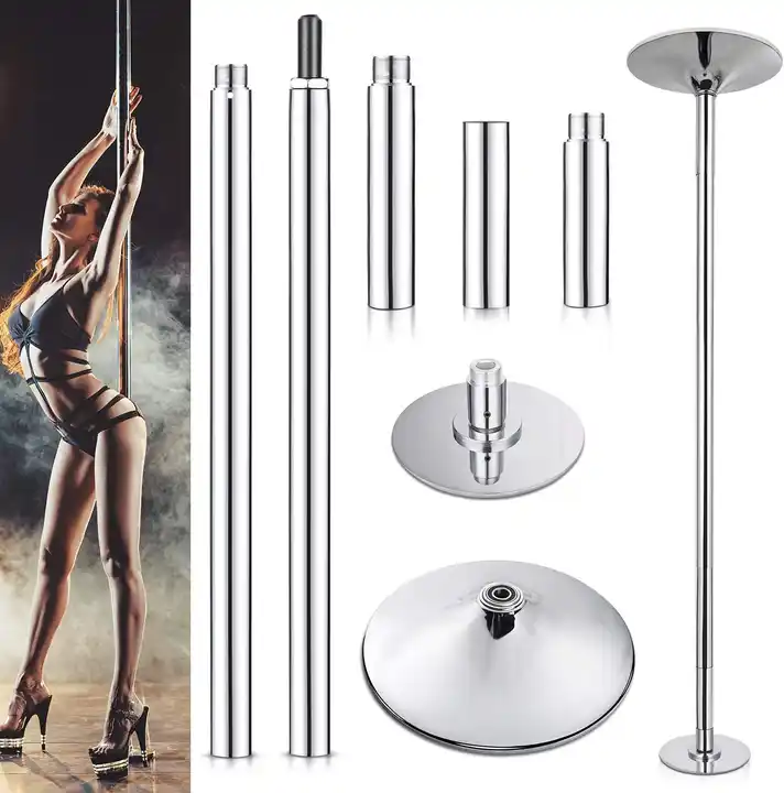 Pole Dancing Pole for Home - 45mm Spinning Dance Pole with Extension,  Portable Dance Pole, Great for Bedroom, Pole Dance Studio & Pole Fitness