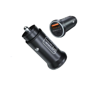 Mini Hai Cổng 20W Nhanh Chóng Sạc Loại C Thuốc Lá Nhẹ Hơn Xe Sạc 2in 1 Thông Minh Chống Mất Định Vị Tracker - Product Image 2