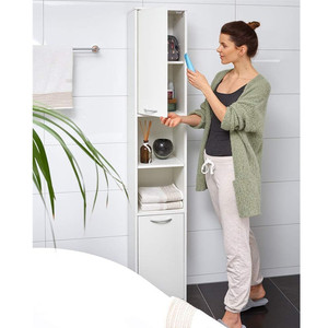 Mobiletto <span class=keywords><strong>bagno</strong></span> salvaspazio con 6 ripiani mobile <span class=keywords><strong>bagno</strong></span> 180X30X30 cm - Product Image 3