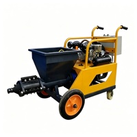 Machine de pulvérisation de mortier de ciment pour entrepreneurs en travaux publics, équipement de pulvérisation de grande envergure pour l'ingénierie