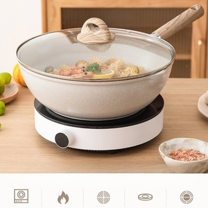 Carote Casseroles et poêles antiadhésives Ustensiles de cuisine en aluminium Ensemble de casseroles Ustensiles de cuisine antiadhésifs - Product Image 3