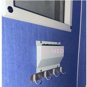 EOMED AD-Room01 Mobile Mini Hearing Testing Booth Sound Isolation Audiometric Room for Hearing Screening Scroll Wheel Milky - Product Image 4