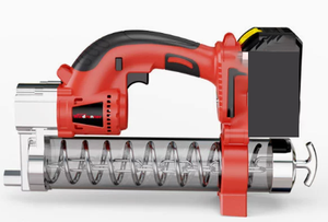 Factory Direct Sales Powered Excavator Digital Electric 24V Cordless Grease Gun <b>Pump</b> Power Tool Lithium <b>Battery</b> 12000 PSI Free S - Product Image 5