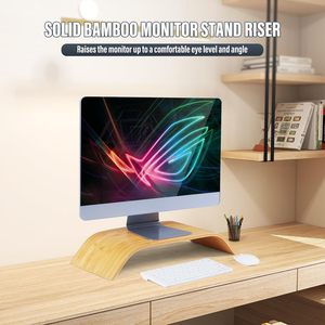 Jq máy tính bàn phím máy tính xách tay Gỗ Đứng soporte Para Màn hình de escritorio Kệ tổ chức kệ cho Máy tính để bàn bảng - Product Image 5