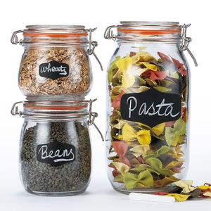 Vente flash Pots de conservation en verre <span class=keywords><strong>Lino</strong></span> style classique avec couvercle à pince hermétique, écologiques, durables, 500 ml, 750 ml, 2,2 L pour <span class=keywords><strong>la</strong></span> <span class=keywords><strong>cuisine</strong></span> - Product Image 6