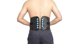 Polea de compresión transpirable, Soporte <span class=keywords><strong>Lumbar</strong></span> para espalda, Protector de cintura <span class=keywords><strong>con</strong></span> cordón ajustable, nuevo diseño - Product Image 6