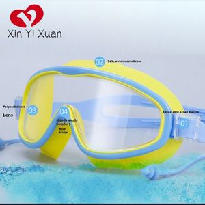 Nouvelles lunettes de natation électro-plaquées pour enfants et adultes, verres HD, protection UV, anti-buée, équipement de natation réglable pour la plongée sous-marine - Product Image 4