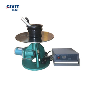 Alat Uji Fluiditas Semen Mortar Digital Laboratorium, Meja Uji Aliran Semen Mortar, Meja Aliran untuk Mortar - Product Image 1