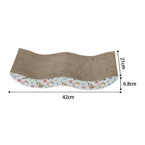 Grosir Pola Rajutan Kucing Lucu, Papan Garukan Kucing Desain Tepi Bergelombang, Pencegah Garukan Sofa, Pengiriman Cepat untuk Pesanan Grosir - Product Image 5