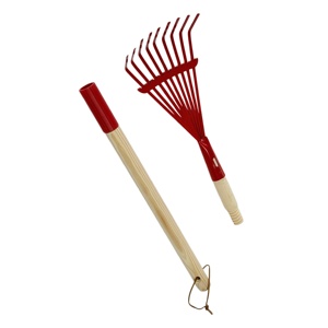 <span class=keywords><strong>Rastrello</strong></span> da Giardino a 9 Denti <span class=keywords><strong>per</strong></span> Foglie e Erba, <span class=keywords><strong>per</strong></span> Raccogliere Detriti Solti tra le Piante, Testa in Acciaio Resistente - Product Image 3