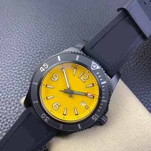 Reloj Deportivo de Buceo para Hombre, Color Amarillo Limón, con Correa de Silicona, Automático, Luminoso, Resistente al Agua, con Calendario, OEM ODM - Product Image 1