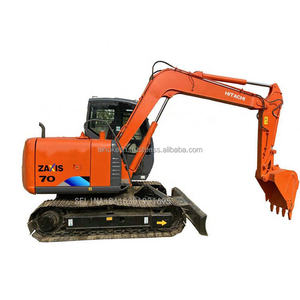 Mini-excavatrice Hitachi ZX70 d'occasion de 7 tonnes, faible nombre d'heures, micro-excavatrice hydraulique, capacité de la benne de 1,15 m, fabriquée au Japon, 1 an de garantie, haute efficacité - Product Image 4