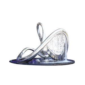 Fuente de Acero Inoxidable con Diseño Contemporáneo para Uso Comercial en Hoteles, con Elemento de Agua y Construcción Duradera - Product Image 4